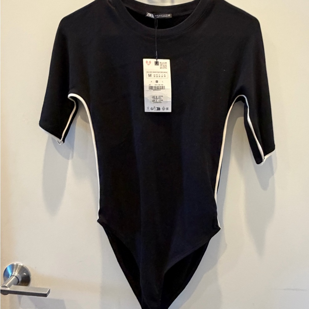 Zara Black and White Kids Bodysuit